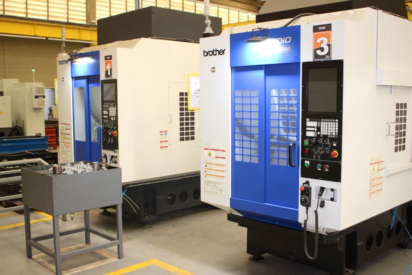 Fábrica FlowCast vista externa - parte esquerda