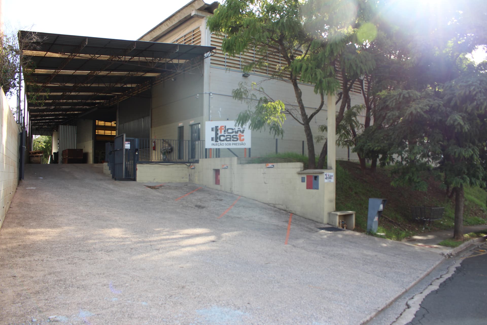 Fábrica FlowCast vista externa